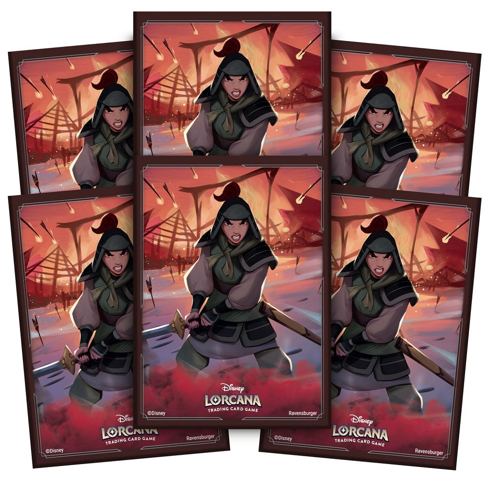 DISNEY LORCANA CARD SLEEVE SET 2 PACK - Mulan - Trinity Hobby