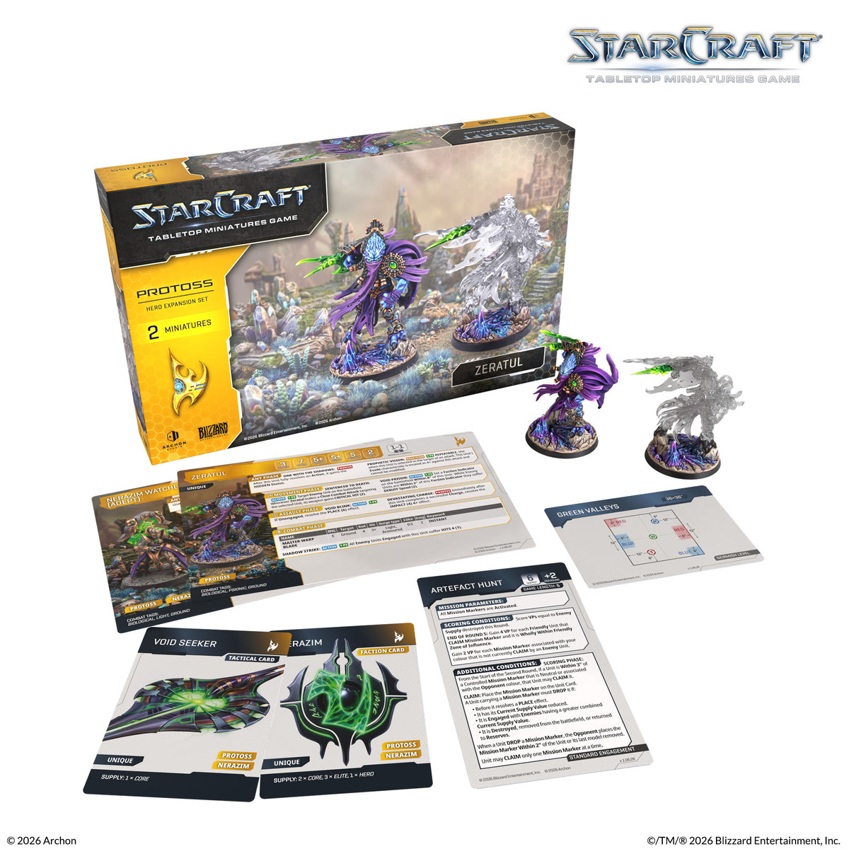 STARCRAFT PROTOSS ZERATUL HERO EXPANSION SET
