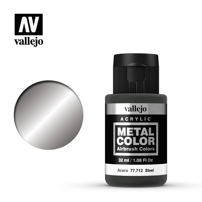 VALLEJO: METAL COLOR STEEL