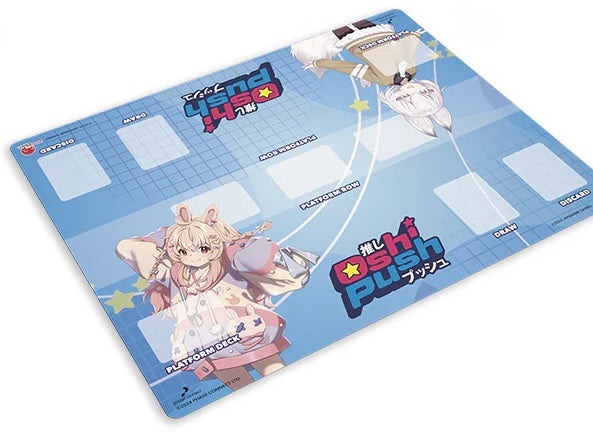 OSHI PUSH: THE VTUBER CARD GAME 2  PLAYER PLAYMAT - Trinity Hobby