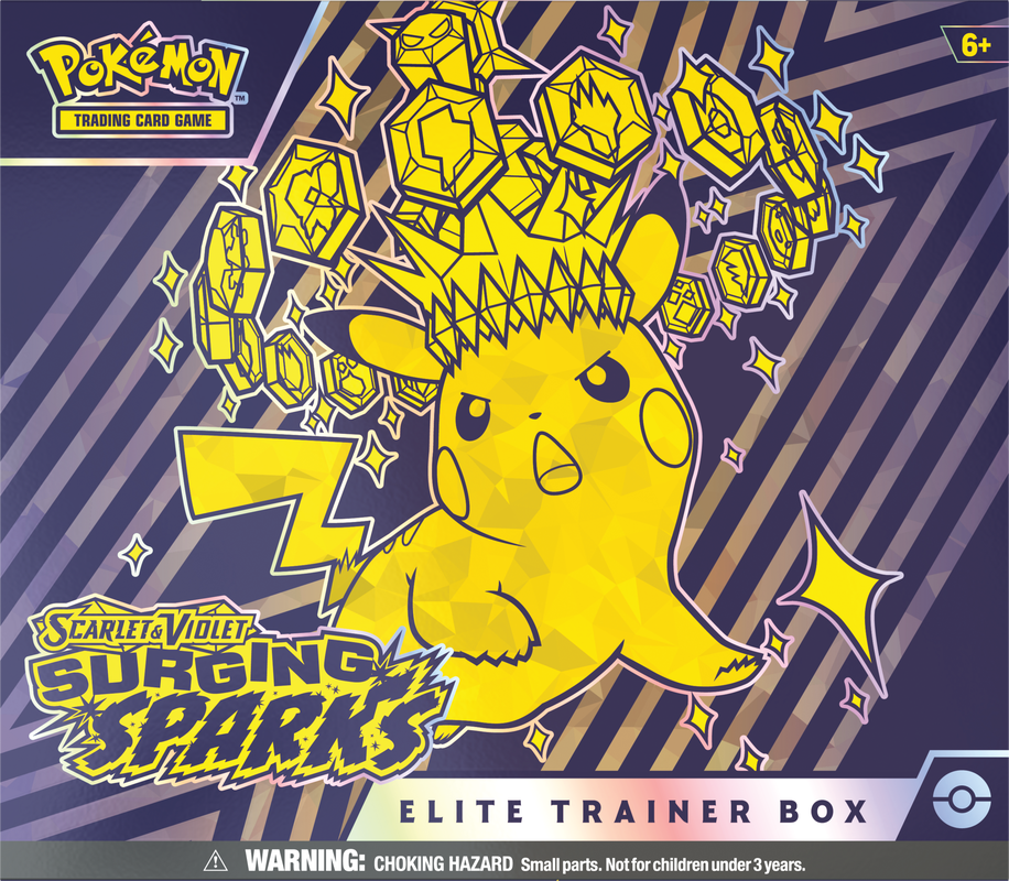 POKEMON SV8 SURGING SPARKS ELITE TRAINER - Trinity Hobby