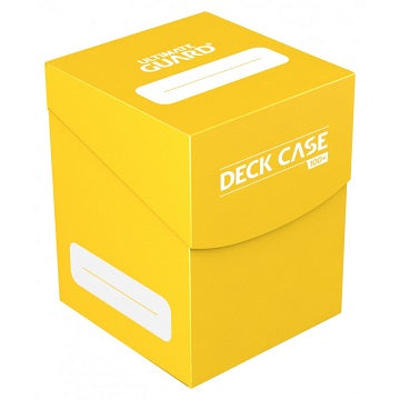 UG DECK CASE STANDARD YELLOW 100+ - Trinity Hobby