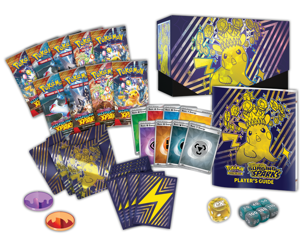 POKEMON SV8 SURGING SPARKS ELITE TRAINER - Trinity Hobby