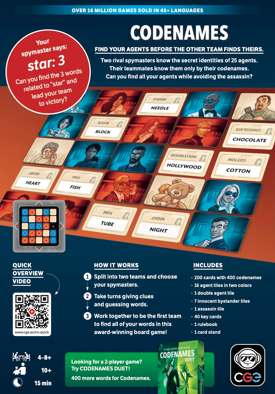 CODENAMES SECOND EDITION - Trinity Hobby