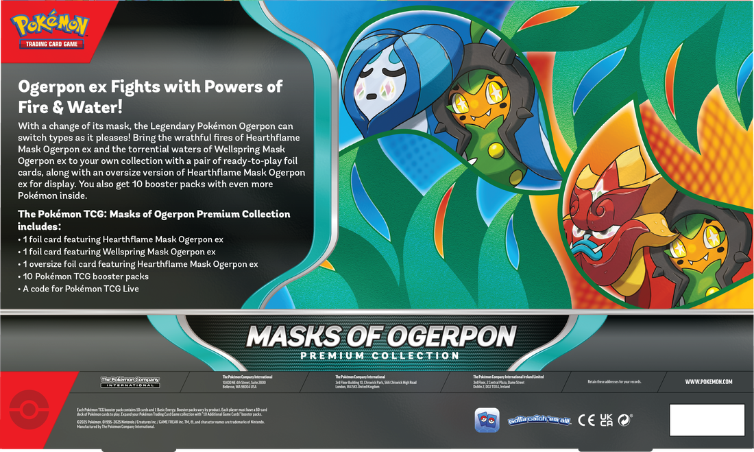 POKEMON PREMIUM COLLECTION MASKS of OGERPON ex (LIMIT 1) - Trinity Hobby