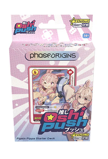 OSHI PUSH: THE VTUBER CARD GAME GEN ONE STARTER DECK - Pipkin Pippa - Trinity Hobby