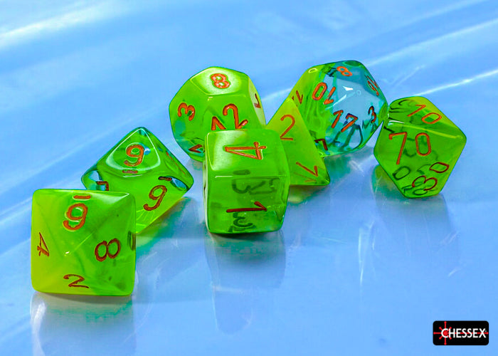GEMINI 7-DIE SET PLASMA GREEN-TEAL/ORANGE LUMINARY - Trinity Hobby