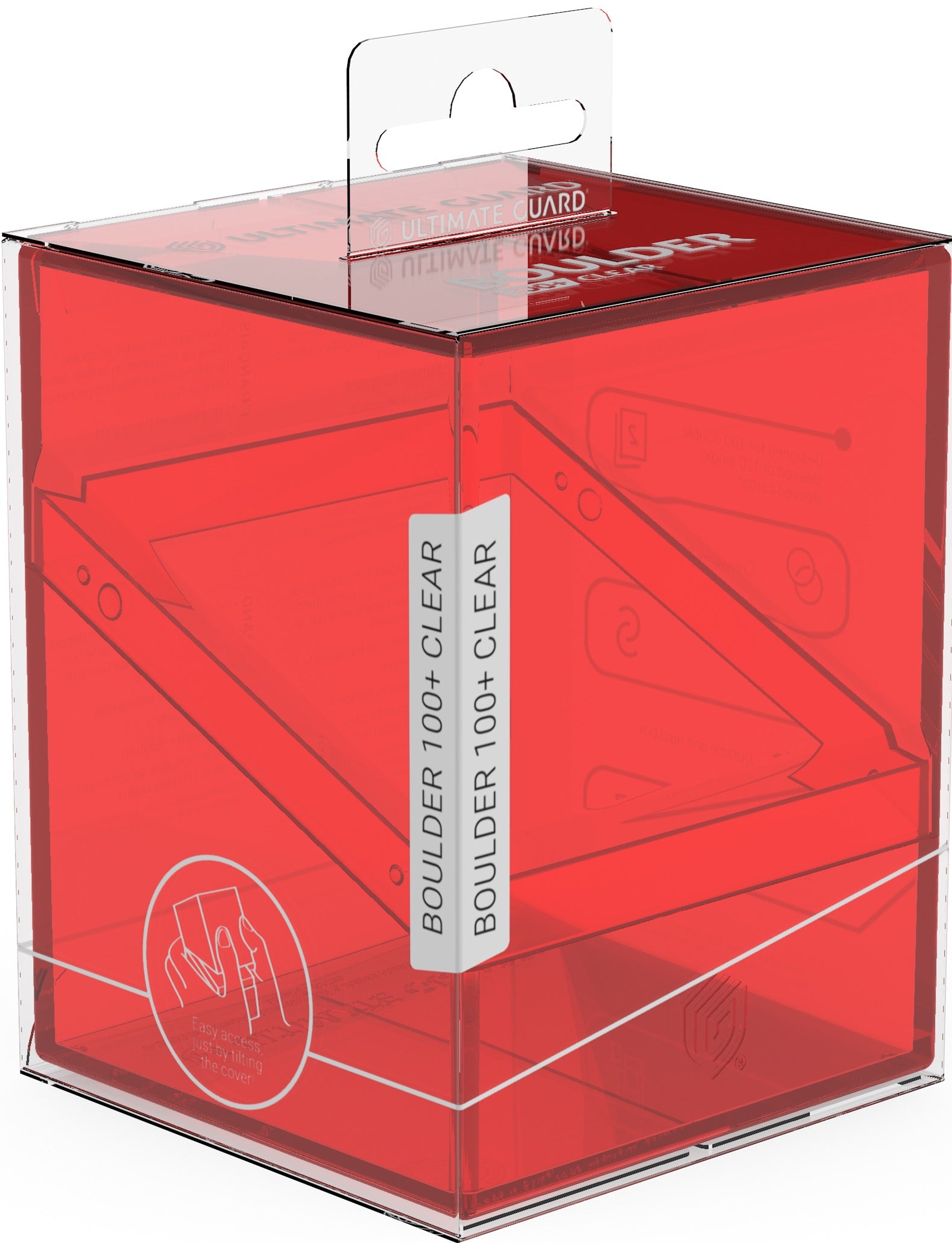 UG DECK CASE BOULDER 100+ CLEAR RUBY