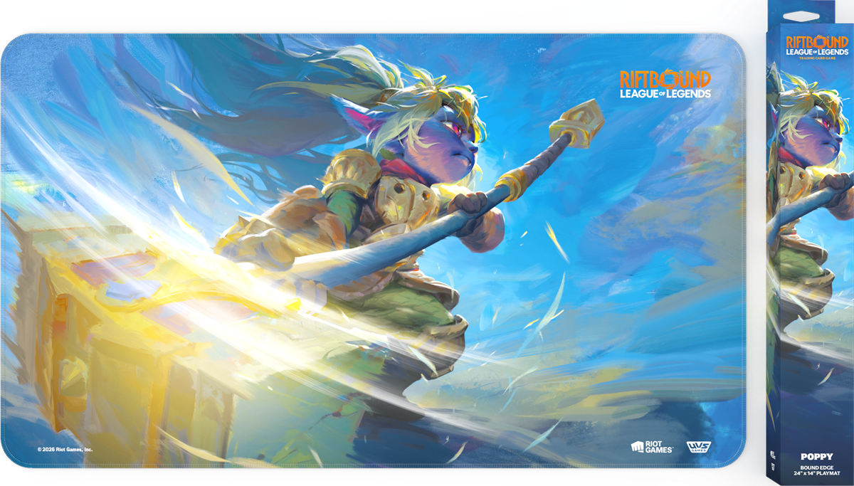 RIFTBOUND LEAGUE OF LEGENDS TCG UNLEASHED PLAYMAT #4 - Poppy - Trinity Hobby