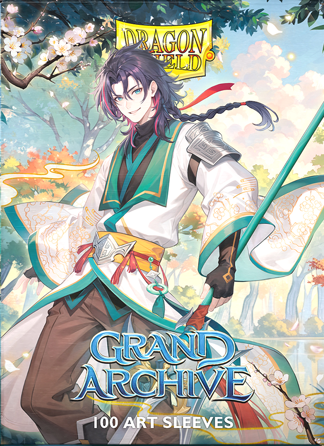 DRAGON SHIELD SLEEVES GRAND ARCHIVE  JIN, FATE DEFIANT 100CT - Trinity Hobby
