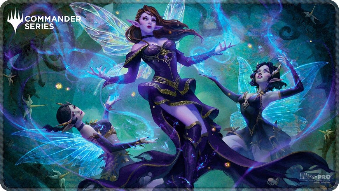 UP PLAYMAT MTG COMMANDER SERIES FAN  VOTE 3 ALELA STITCHED - Trinity Hobby