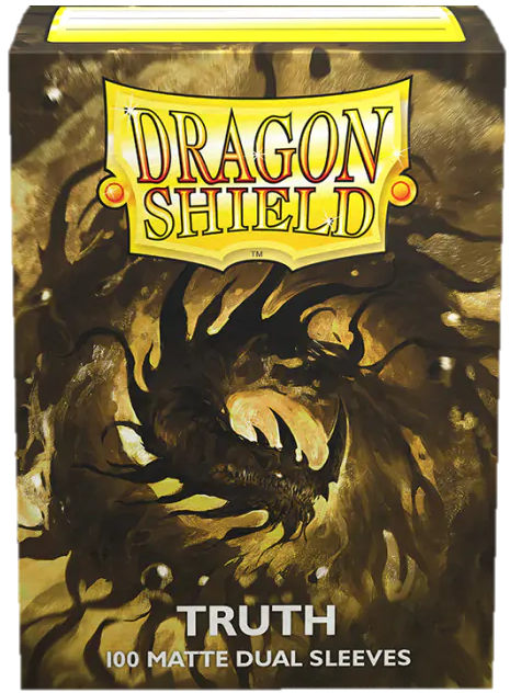 DRAGON SHIELD SLEEVES DUAL MATTE TRUTH 100CT - Trinity Hobby