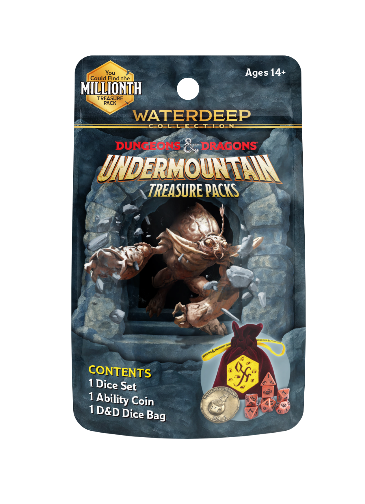 DND UNDERMOUNTAIN TREASURE PACKS (1 Random Piece) - Trinity Hobby