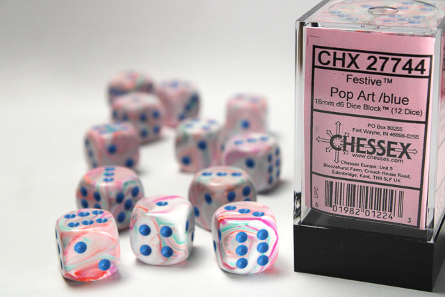FESTIVE 12D6 POP-ART/BLUE 16MM - Trinity Hobby