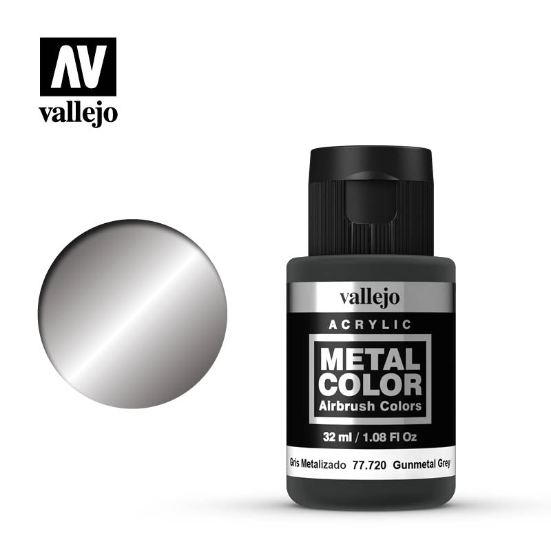 VALLEJO: METAL COLOR Gunmetal Gray - Trinity Hobby