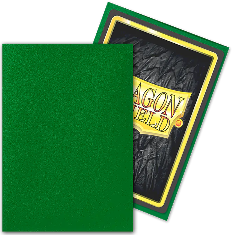 DRAGON SHIELD SLEEVES JAPANESE MATTE EMERALD  60CT - Trinity Hobby