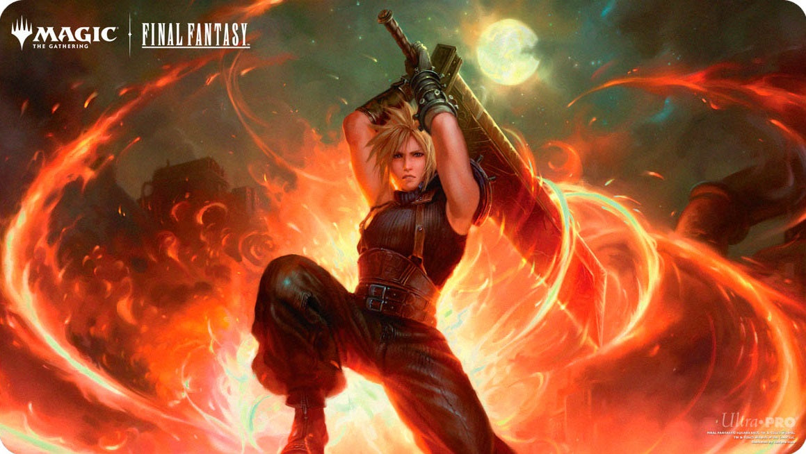 UP PLAYMAT MTG UNIVERSES BEYOND FINAL  FANTASY COMMANDER A - Cloud