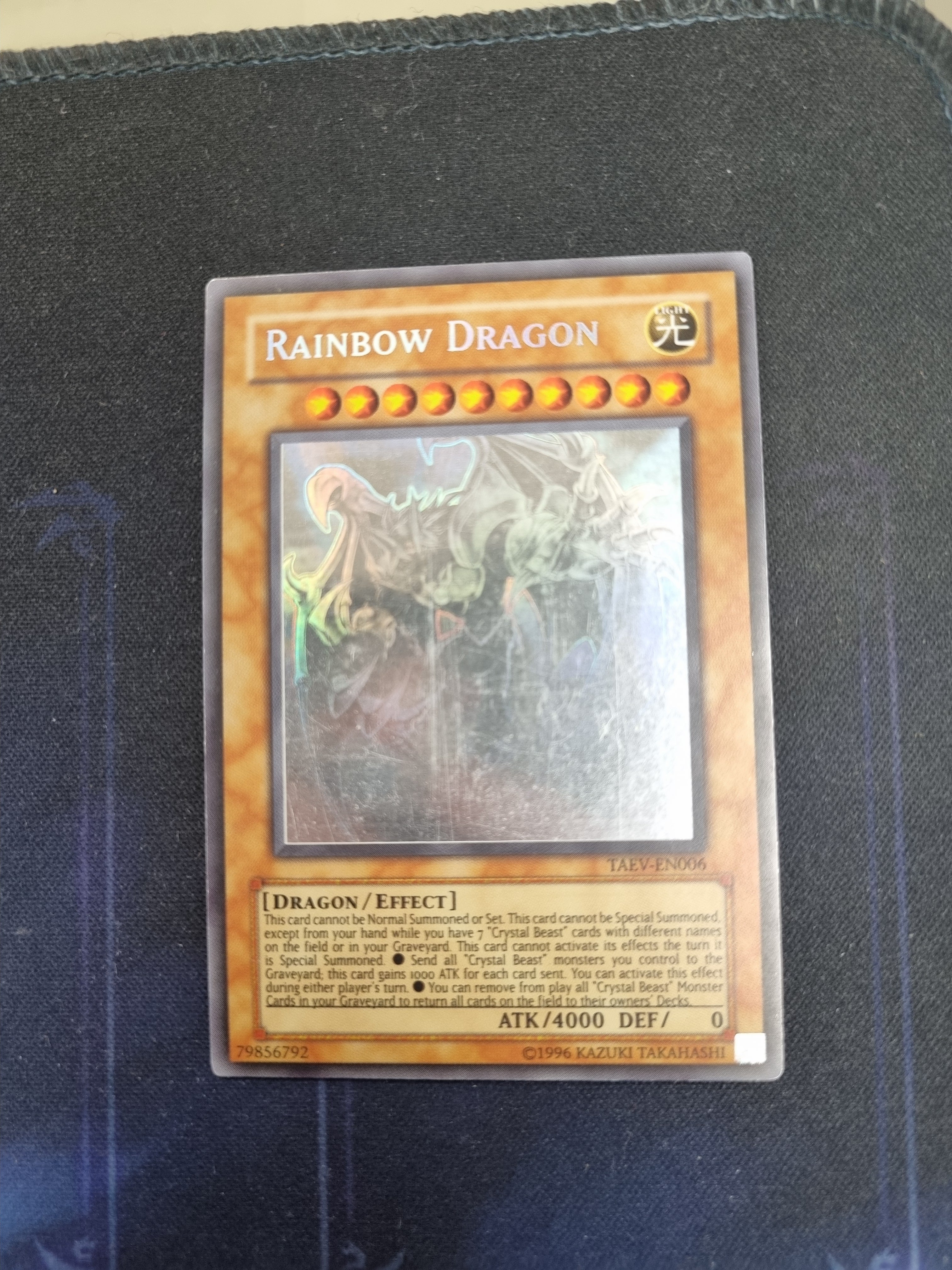 Rainbow Dragon (Chaos Neos Misprint) [TAEV-EN006] Ghost Rare