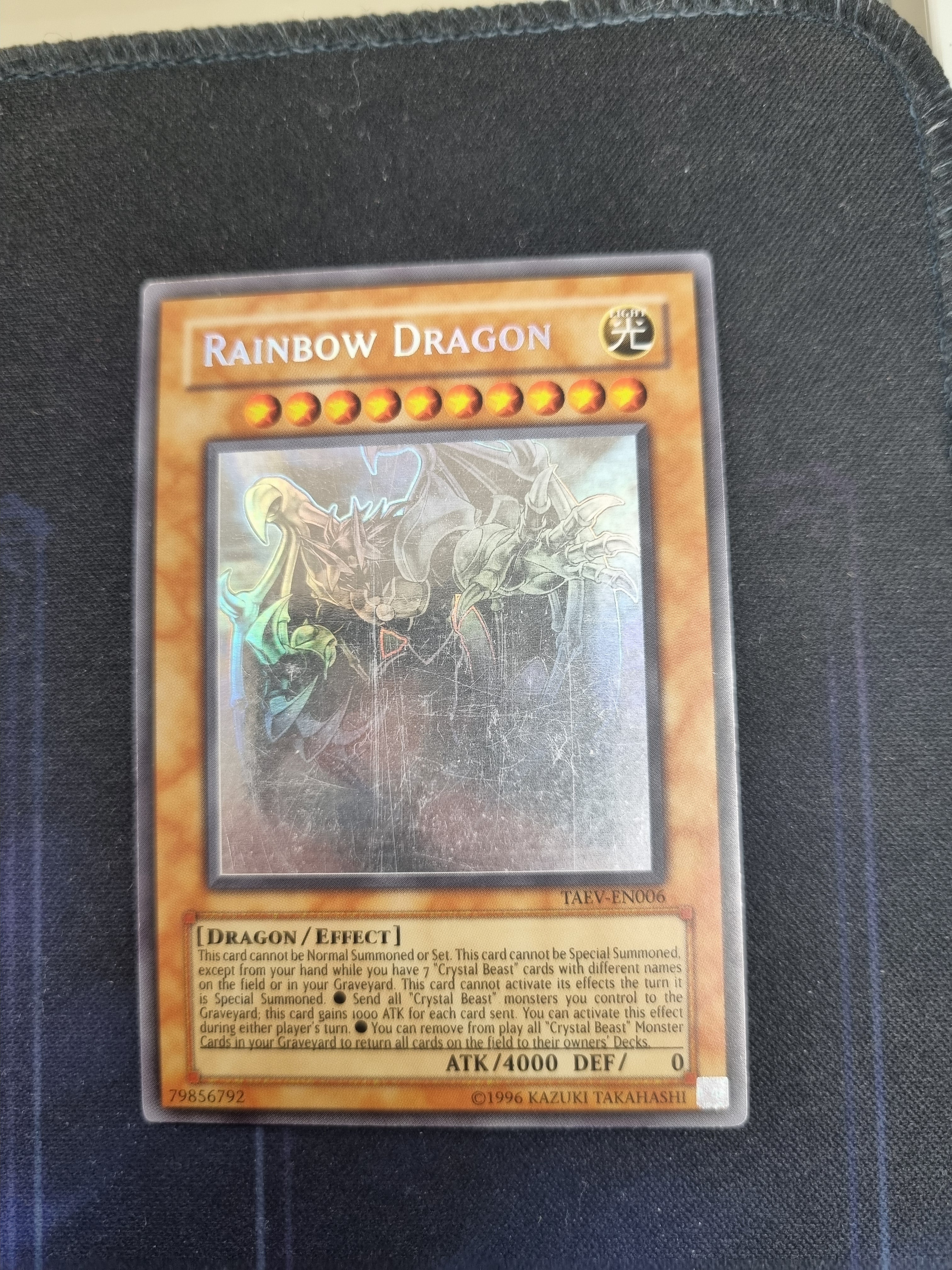 Rainbow Dragon (Chaos Neos Misprint) [TAEV-EN006] Ghost Rare