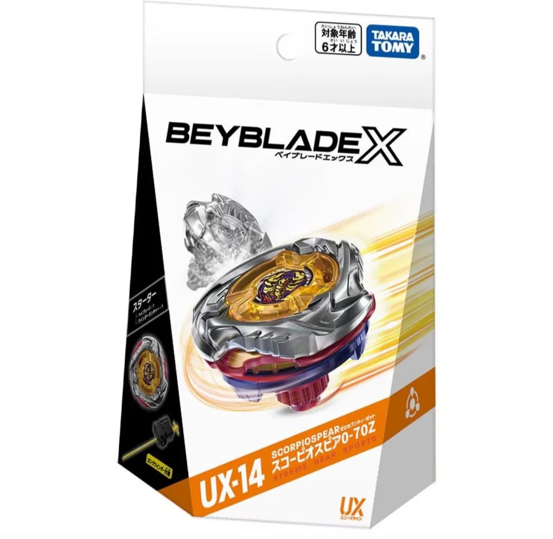 BEYBLADE X UX-14 Starter Scorpion Spear 0-70Z
