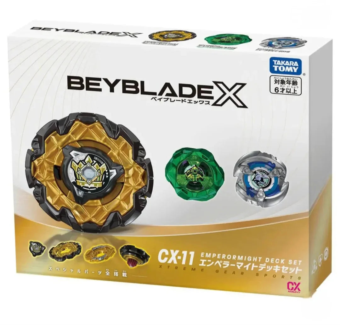 BEYBLADE X CX-11 (EMPEROR MIGHT) DECK SET - Trinity Hobby