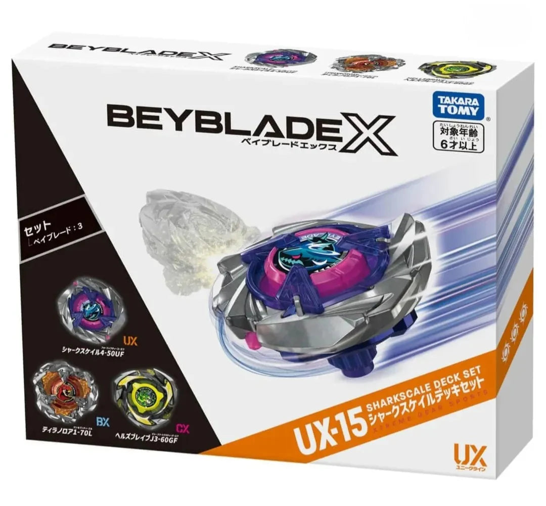 Beyblade X UX-15 Shark Scale DECK SET - Trinity Hobby
