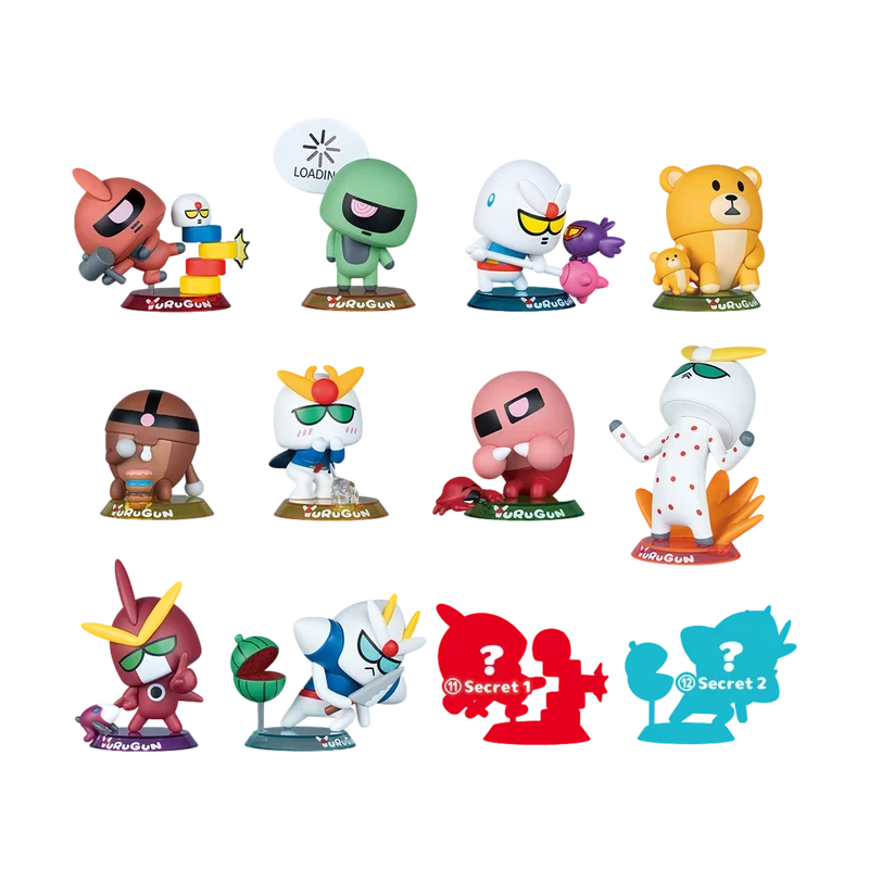 Bandai BNESH Blind Box Yurugun Blind Box vol. 3 "Gundam" (Random 1 piece)