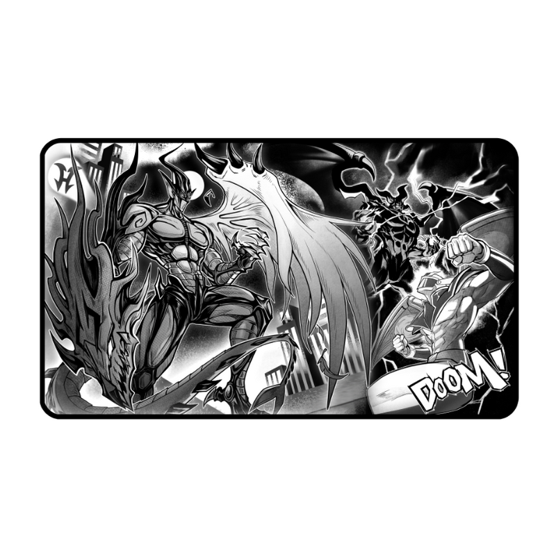 Manamoon Heroic [Flame Wing Fusion] 1-Player Deluxe Rubber Playmat (Limit 1 Per Person) - Trinity Hobby