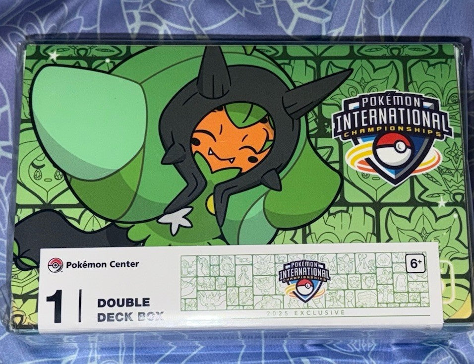 NAIC 2025 Pokemon Ogerpon Double Deck Box TCG Pokemon Center Exclusive - Trinity Hobby