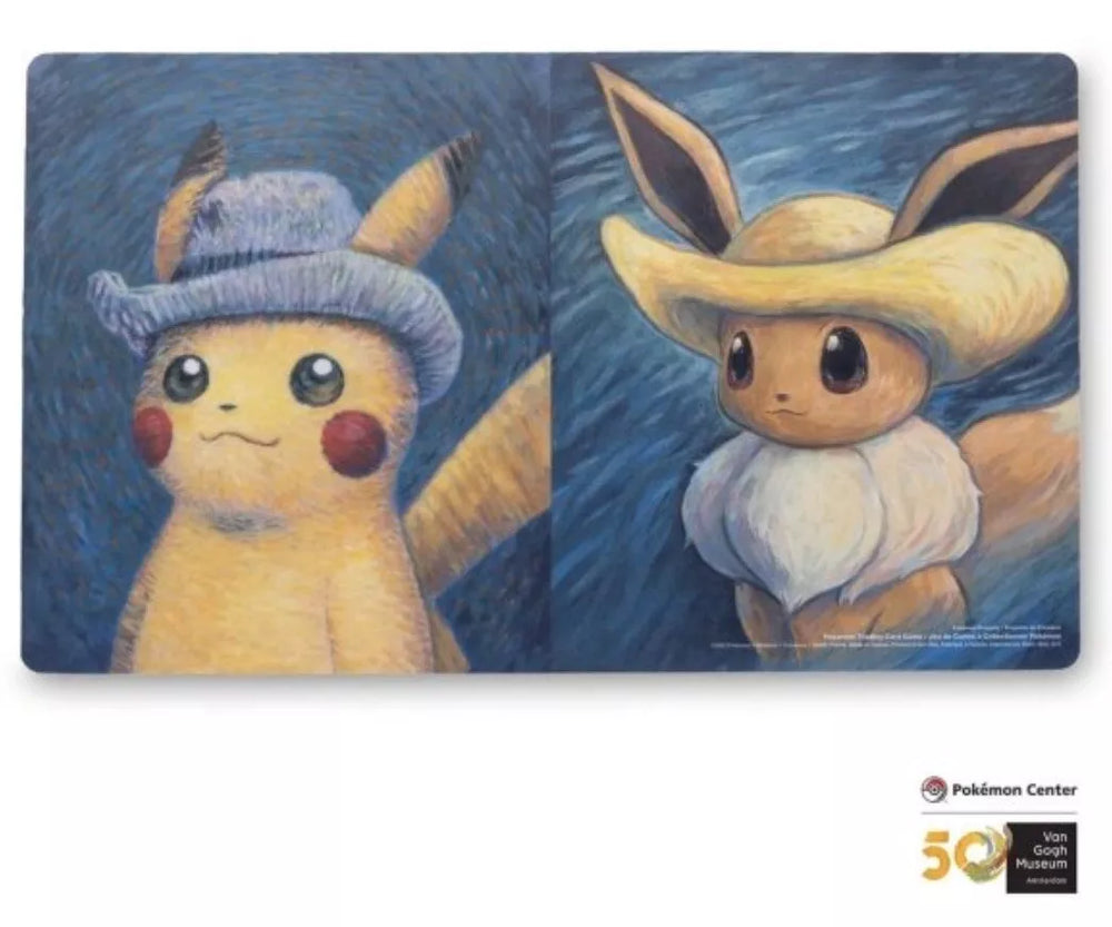 Pokémon center × Van gogh museum: Pikachu & Eevee playmat