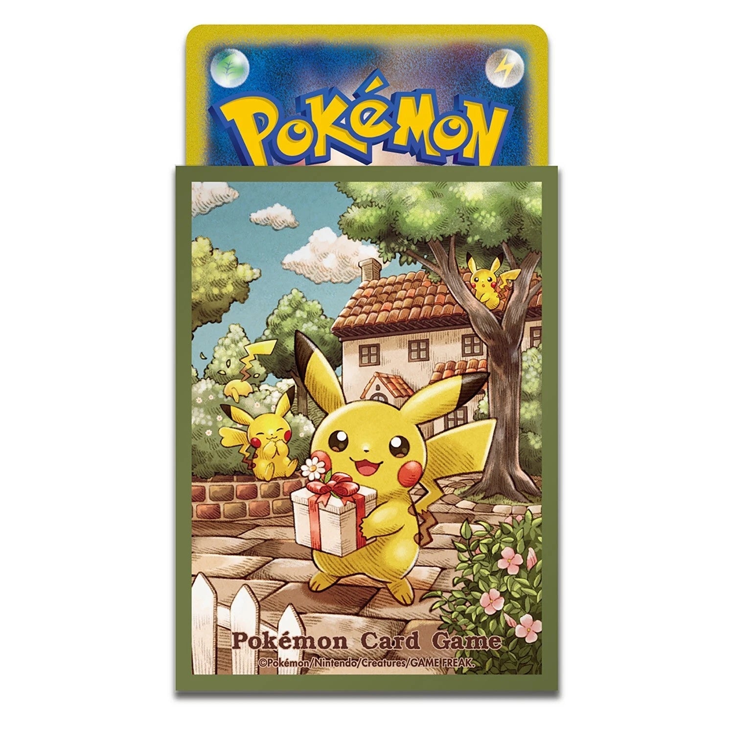 Card Sleeves - Pikachu's Gift (Pokemon Center Japan Exclusive) - Trinity Hobby