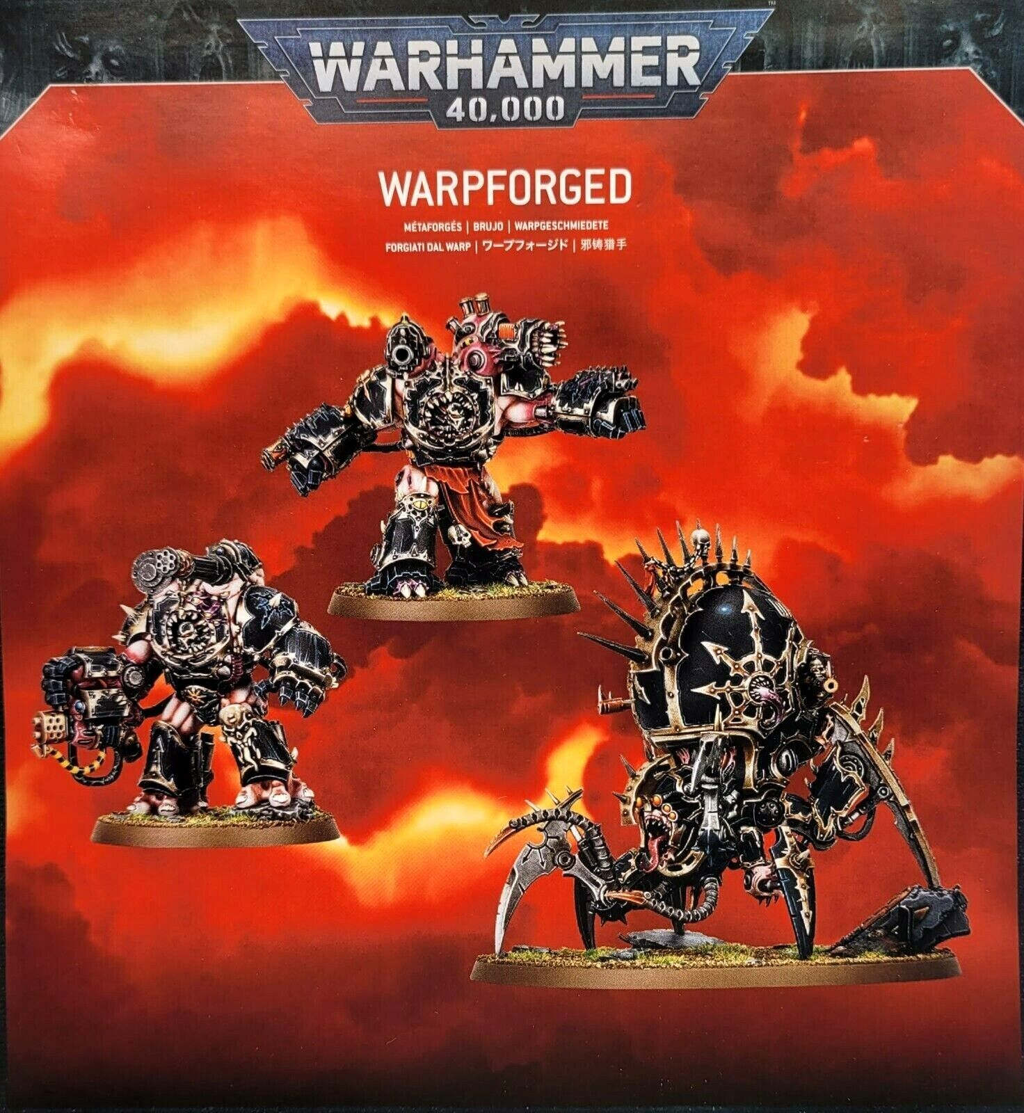Warhammer 40K: CHAOS SPACE MARINES: Warpforged: Venomcrawler and Obliterators - Trinity Hobby