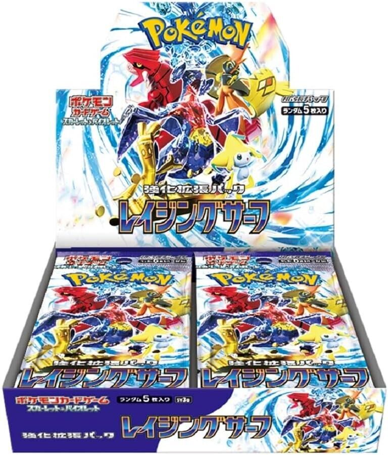 Pokémon Scarlet & Violet Expansion Pack Raging Surf SV3a (Japanese) Booster Box - Trinity Hobby