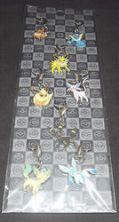 Pokemon Center Eeveelution Metal Charm set (Limited) (keychain)