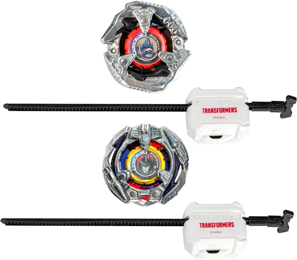 LIMITED Beyblade X Transformers Optimus Primal 3-60F vs. Starscream 3-80N Multi-Pack Set