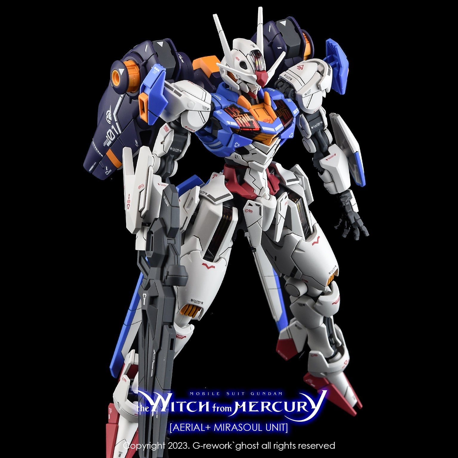G-rework CD-H-WM13 - Gundam Aerial + Mirasoul Unit Water Decal [G-REWORK] - Trinity Hobby
