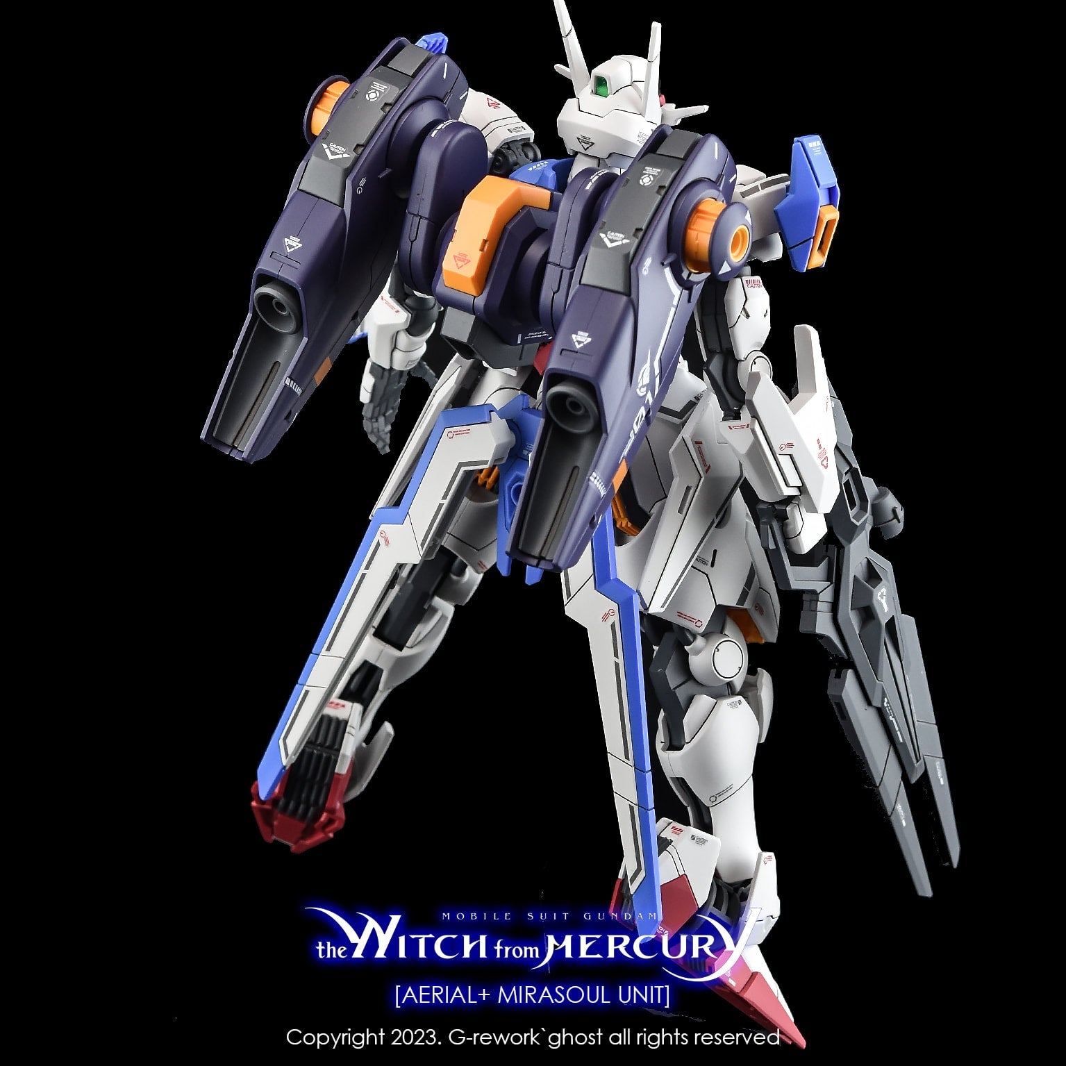 G-rework CD-H-WM13 - Gundam Aerial + Mirasoul Unit Water Decal [G-REWORK] - Trinity Hobby