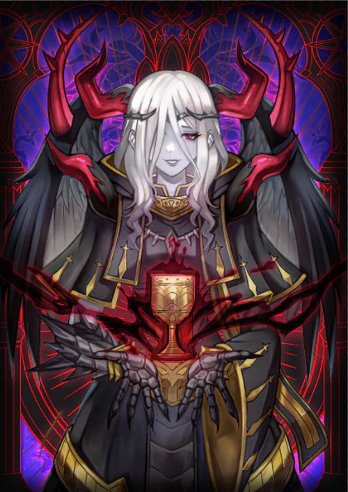 Manamoon The Fallen Sovereigns Holographic Sleeves (70ct JP Size) (Limit 1 Per Person) - Trinity Hobby