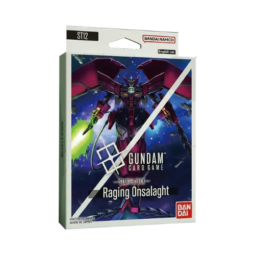 [Pre-Order] GUNDAM CG ST-12 RAGING ONSLAUGHT STARTER DECK (ETA 2026-09-25)