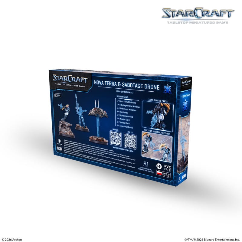 StarCraft Nova Terra Terran Hero Expansion Set product photo – alternate view