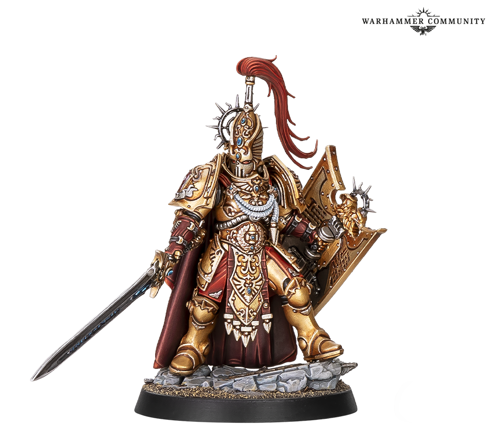 [Pre-Order] Warhammer 40,000: Adeptus Custodes: Shield Captain [Oct 17, 2026]