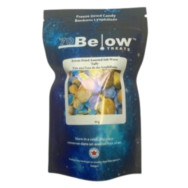 70 Below Treats Freeze Dried Salt Water Taffy Assorted - Trinity Hobby