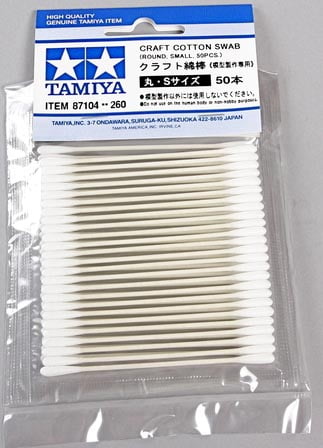 TAMIYA Craft Cotton Swab (Round Small 50)