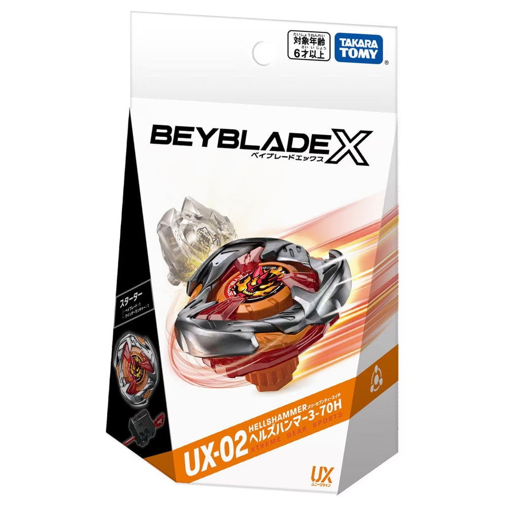 [Pre-Order] BEYBLADE X UX-02 Starter Hellshammer 3-70H