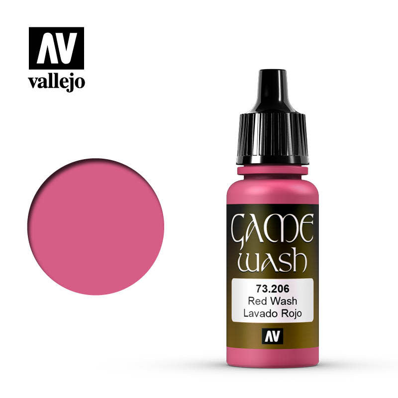 GAME WASH 206 : RED WASH (17ml) - Trinity Hobby