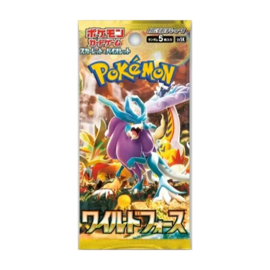 POKÉMON WILD FORCE BOOSTER PACK - JAPANESE - Trinity Hobby
