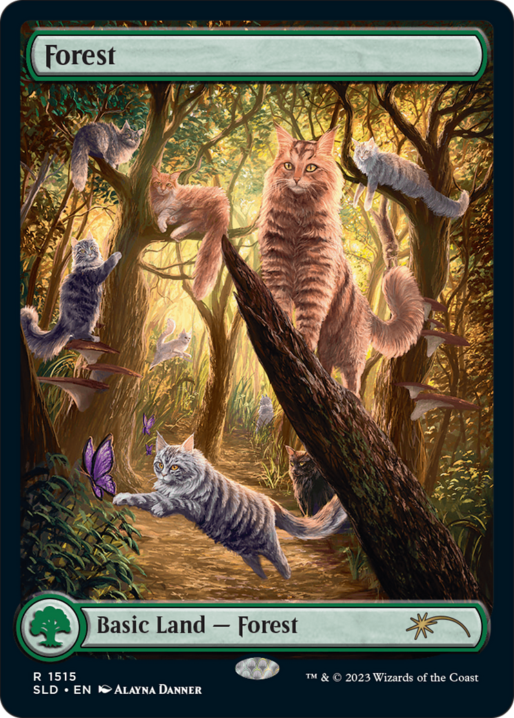 Forest (1515) [Secret Lair Commander Deck: Raining Cats and Dogs] - Trinity Hobby