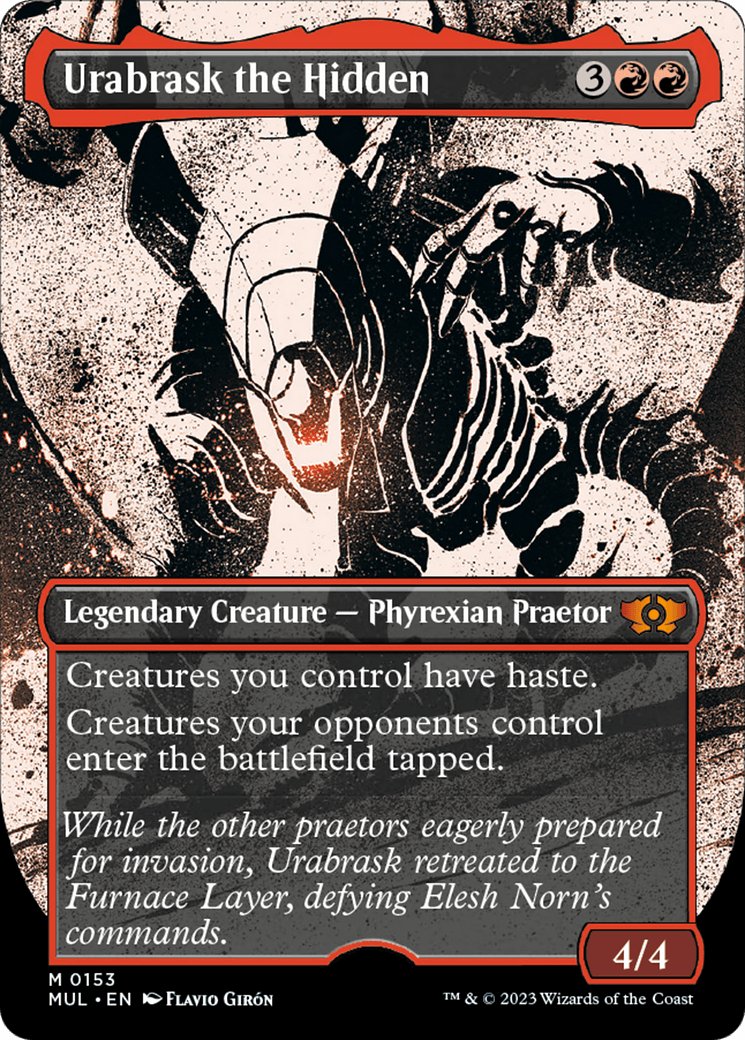 Urabrask the Hidden (Halo Foil) [Multiverse Legends] - Trinity Hobby