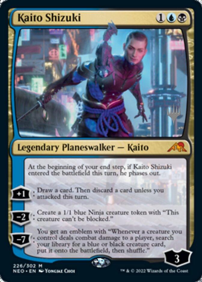 Kaito Shizuki (Promo Pack) [Kamigawa: Neon Dynasty Promos] - Trinity Hobby
