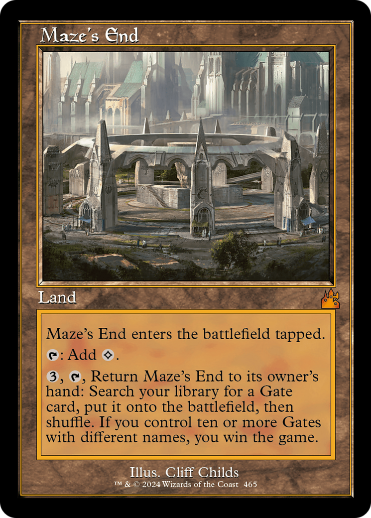 Maze's End (Retro Frame) [Ravnica Remastered] - Trinity Hobby
